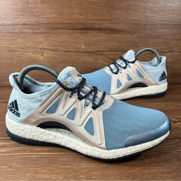 adidas | Shoes | Adidas Pureboost Xpose Blue Athletic Sneakers Womens Size  75 Shoes | Poshmark